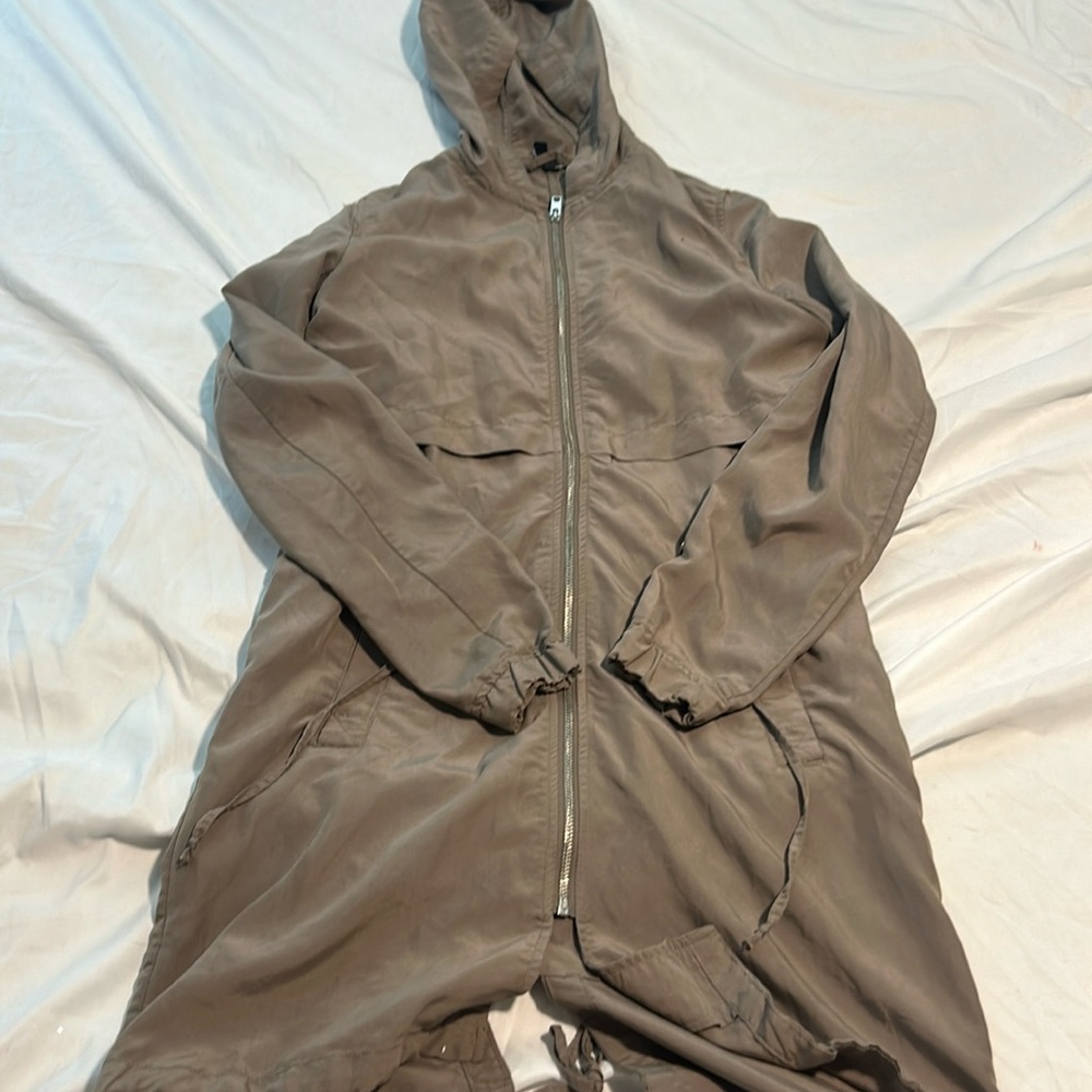 Women’s Small Long Light Brown Coat